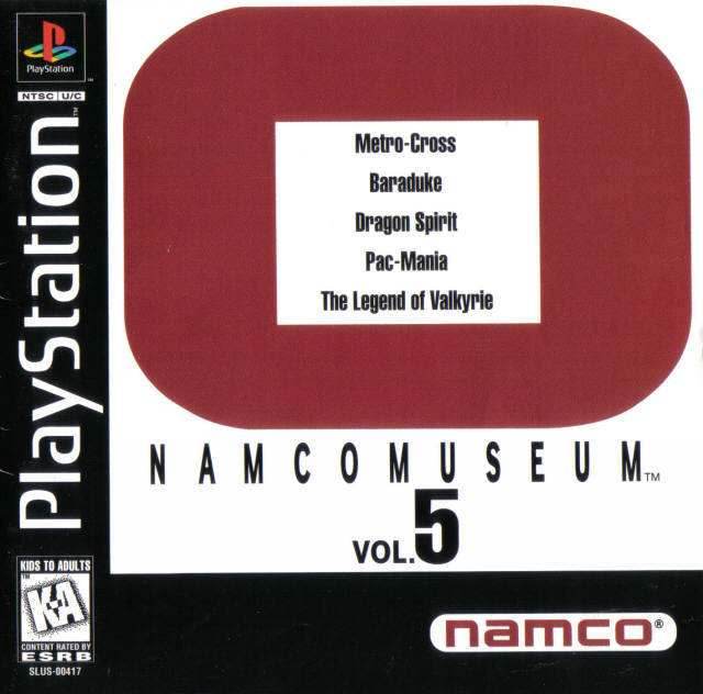 Namco Museum Vol. 5 (Playstation) - Game Manual Only