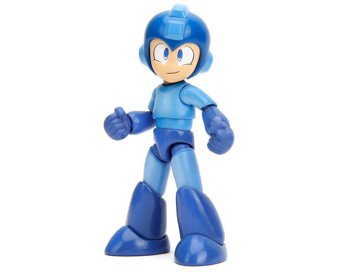 Mega Man 4.5" Moveable Figure with Accessories and Alternate Head and Hands "Mega Man" (1987) Video Game model by Jada-1