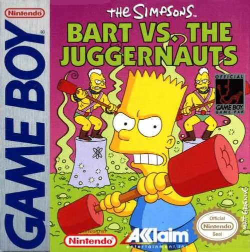 The Simpsons: Bart vs. the Juggernauts (Gameboy) - Game Manual Only