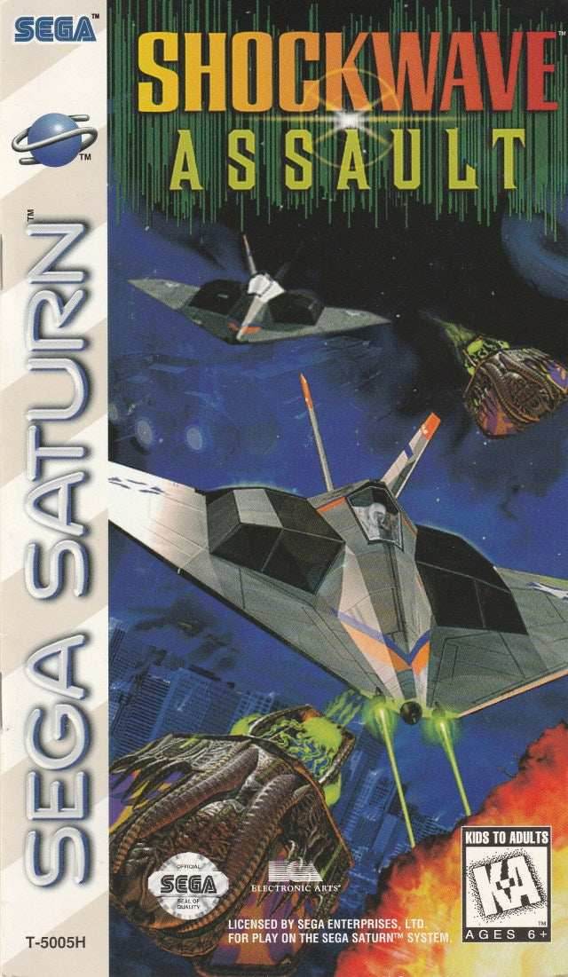 Shockwave Assault (Sega Saturn) - Game Manual Only