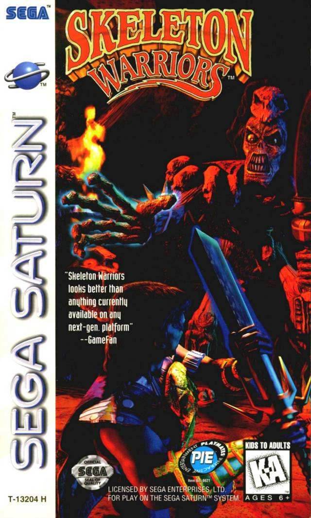 Skeleton Warriors (Sega Saturn) - Game Manual Only