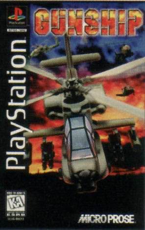 Gunship Longbox (Playstation) - Game Only