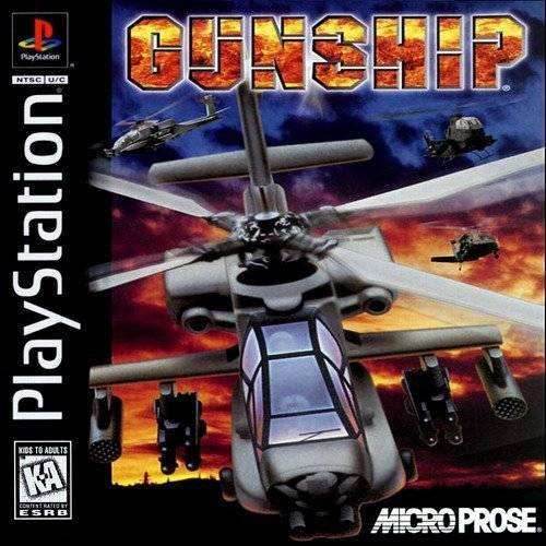 Gunship (Playstation) - Game Manual Only