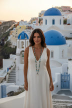 Santorini Breeze Long Necklace
