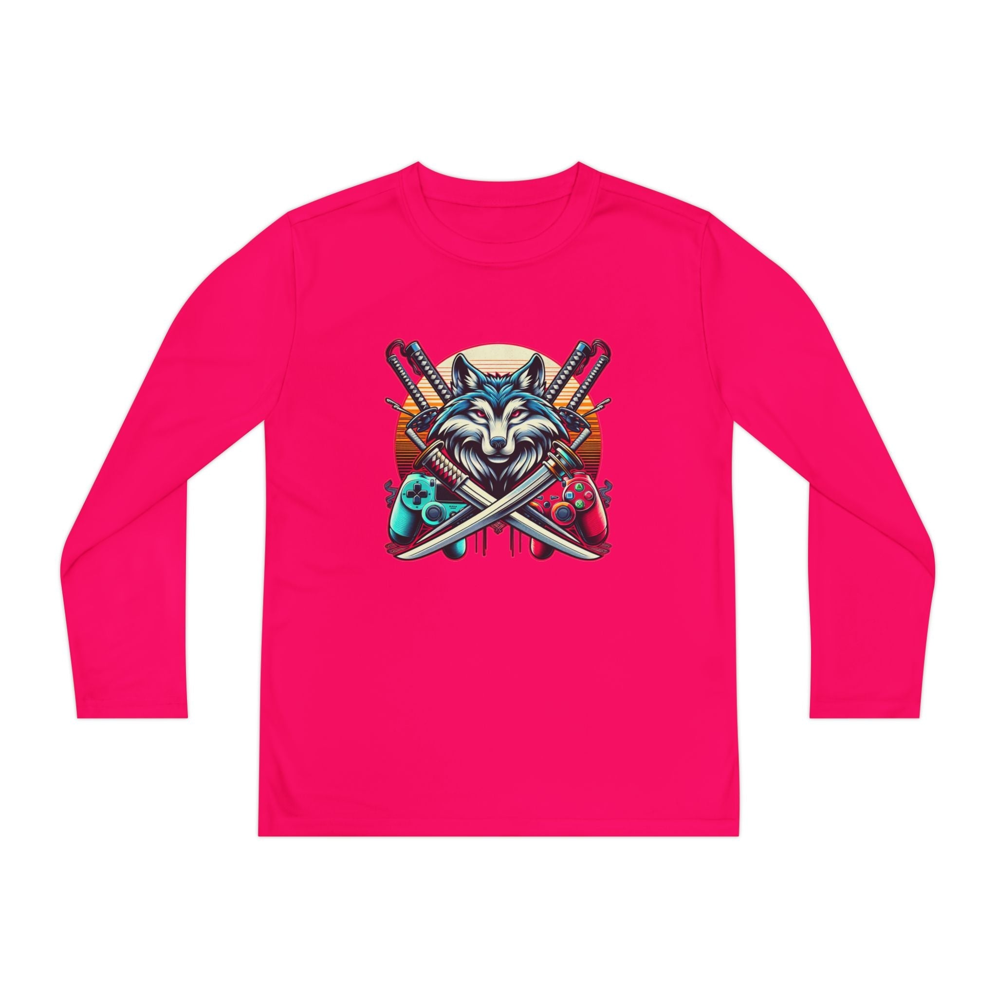 Xp wolf gamer long sleeve shirt