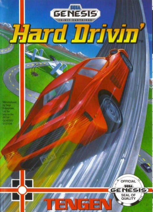 Hard Drivin' (Sega Genesis) - Game Manual Only