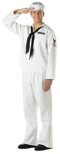 White Seaman Adult Navy Military Costume Large