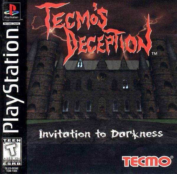 Tecmo's Deception Invitation to Darkness (Playstation) - Game Manual Only