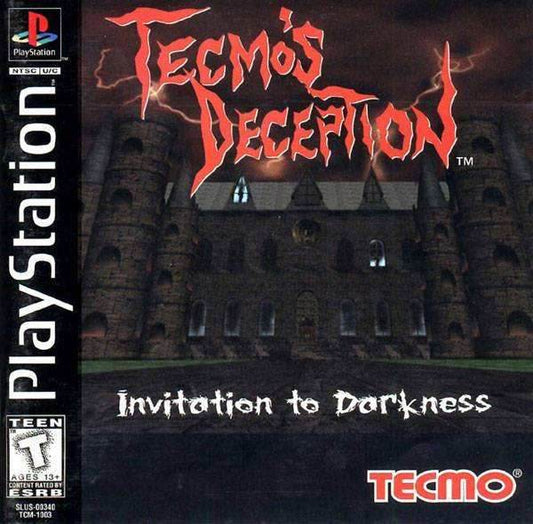 Tecmo's Deception Invitation to Darkness (Playstation) - Game Manual Only