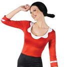Fun World Women's Sexy Olive Oyl Adult Costume Popeye Sailor Wife M/L 10-14