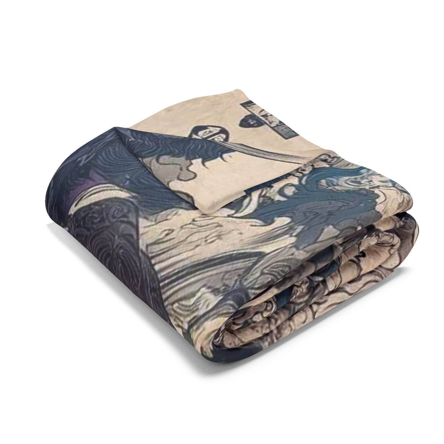 Artistic Fleece Blanket with Fantasy Design, Cozy Blanket for Home Decor, Unique Gift for Enthusiasts, Statement Piece, Perfect for [...] - 30'' × 40''