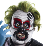 Rubies Inbred Latex Killer Clown Mask With Green Hair