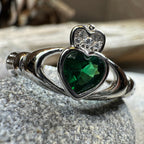 Emerald Meadow Claddagh Ring