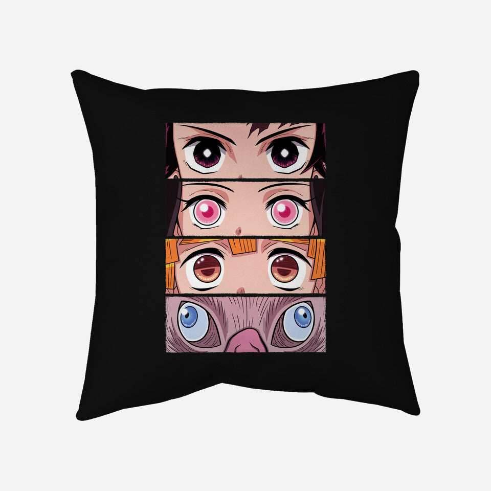 Demon Eyes - None / Black / 14x14