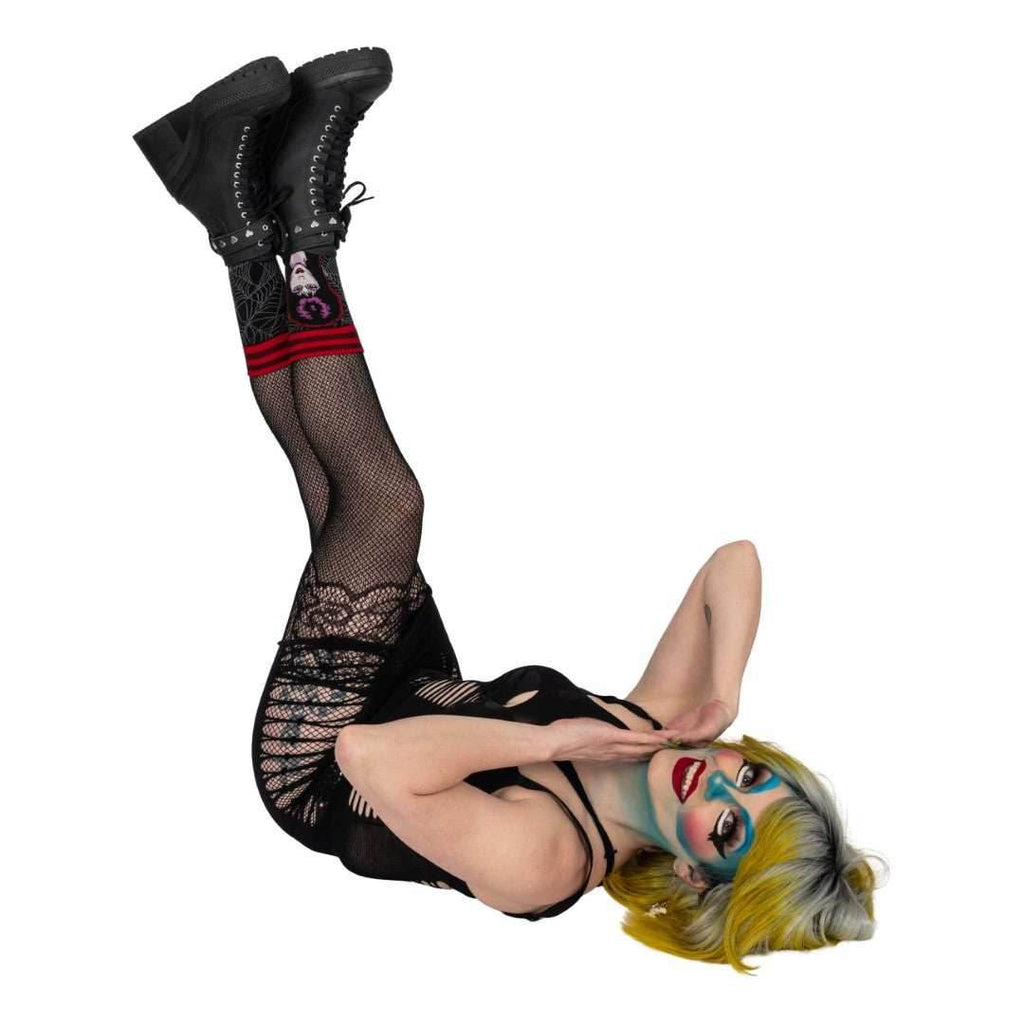 Elvira Mistress of the Dark Crew Socks - 