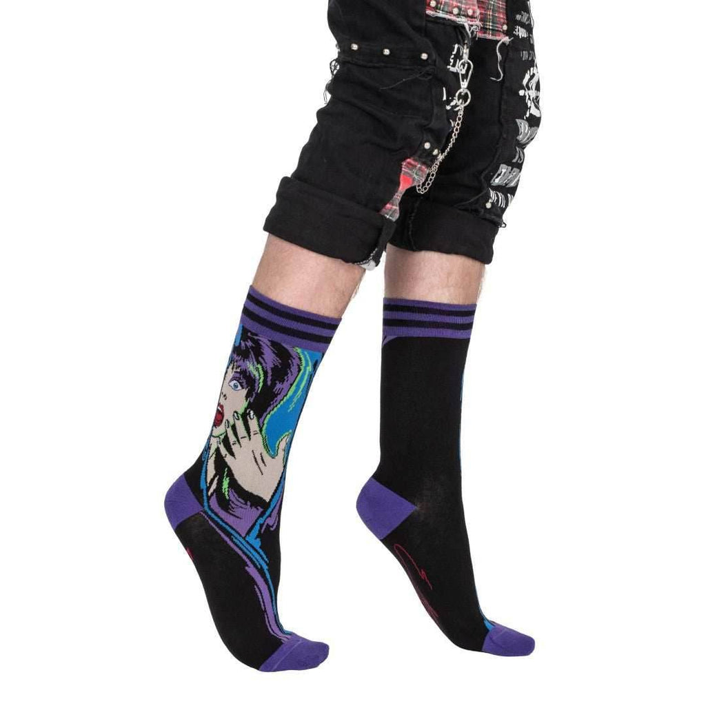 Elvira Unpleasant Dreemz Crew Socks - 