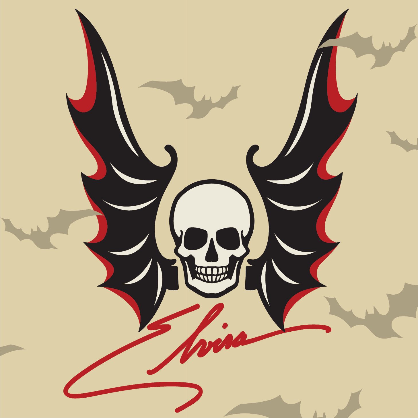 Elvira Cruel Ink Crew Socks - 