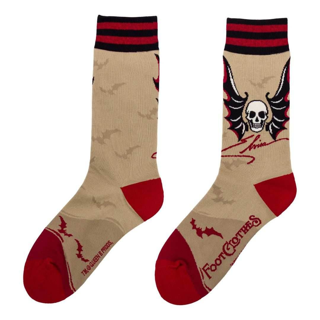 Elvira Cruel Ink Crew Socks - 
