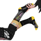 Elvira I Cut You Crew Socks - 