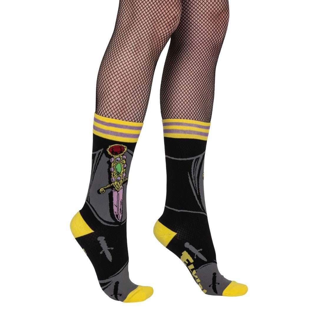 Elvira I Cut You Crew Socks - 