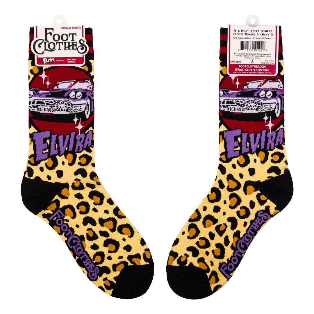 Elvira Macabre Mobile Crew Socks - 