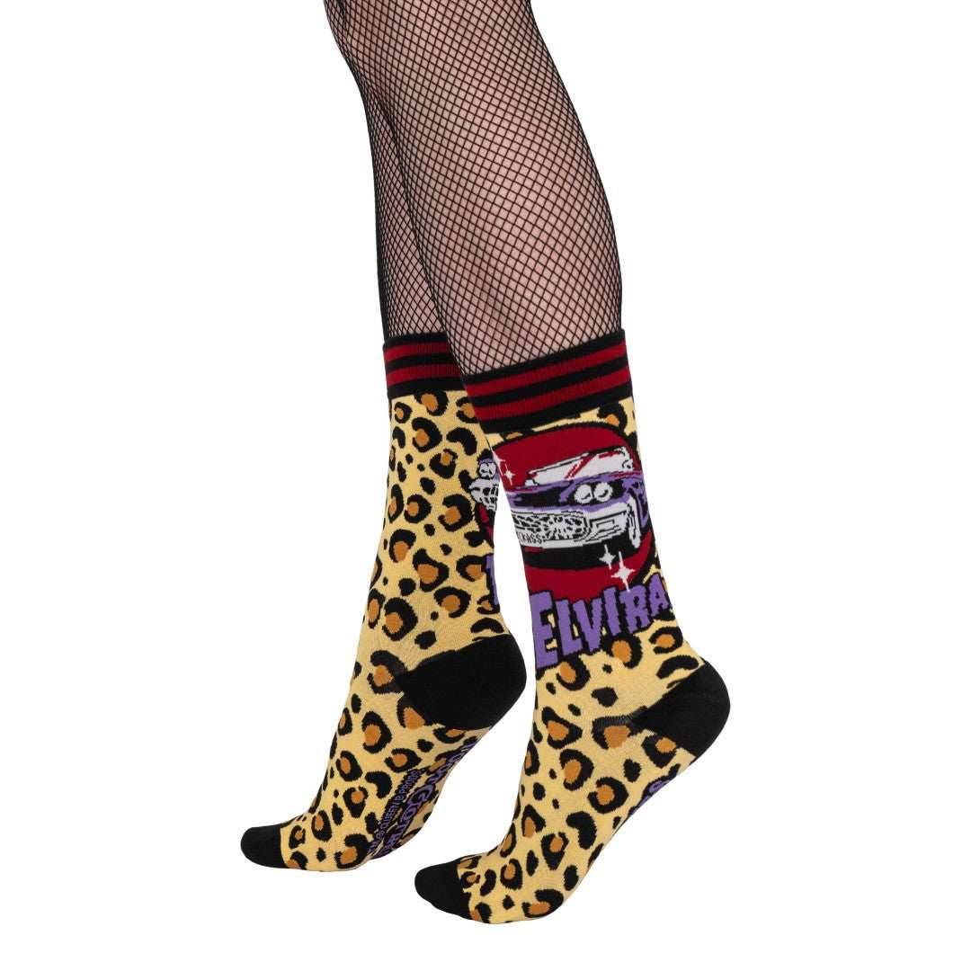 Elvira Macabre Mobile Crew Socks - 