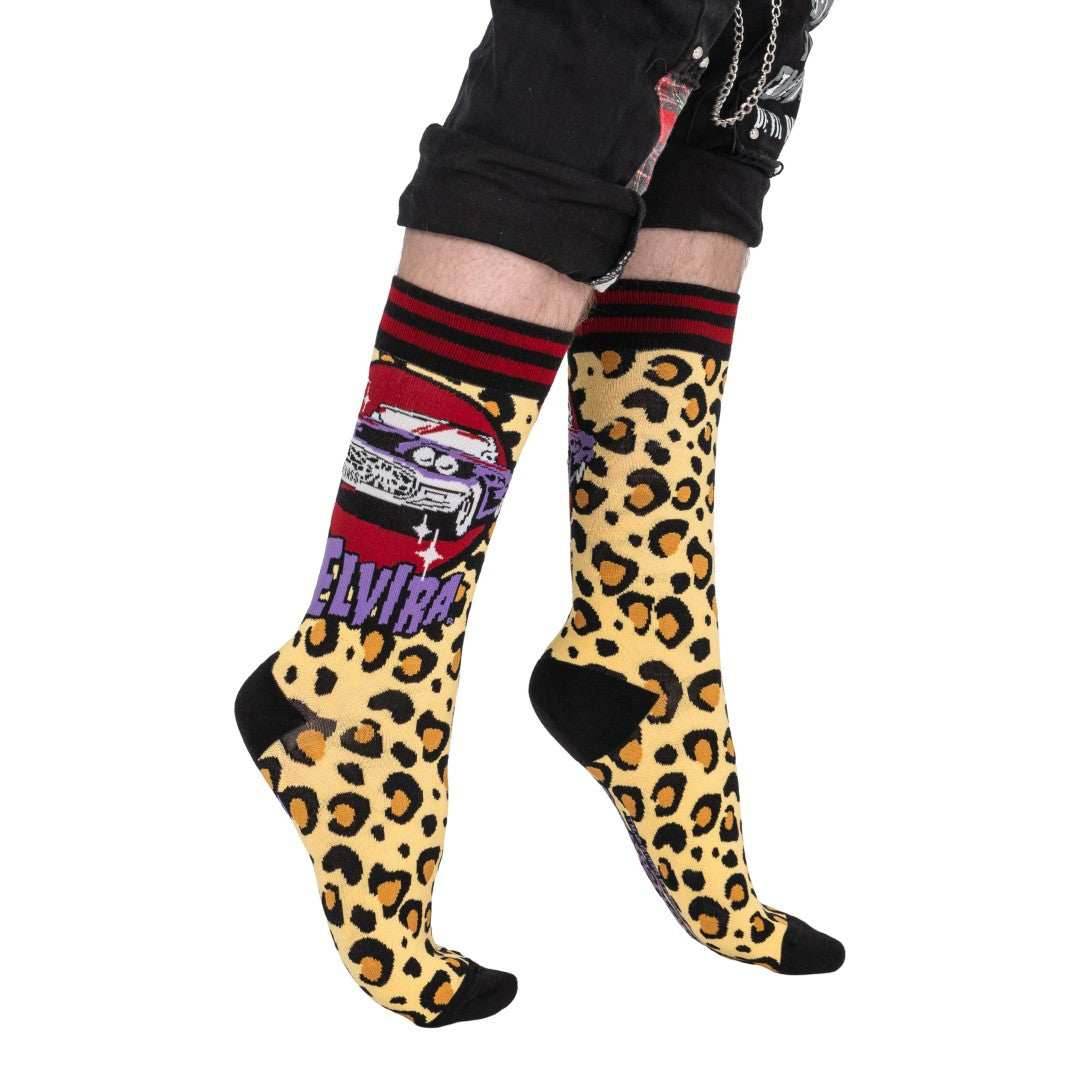 Elvira Macabre Mobile Crew Socks - 