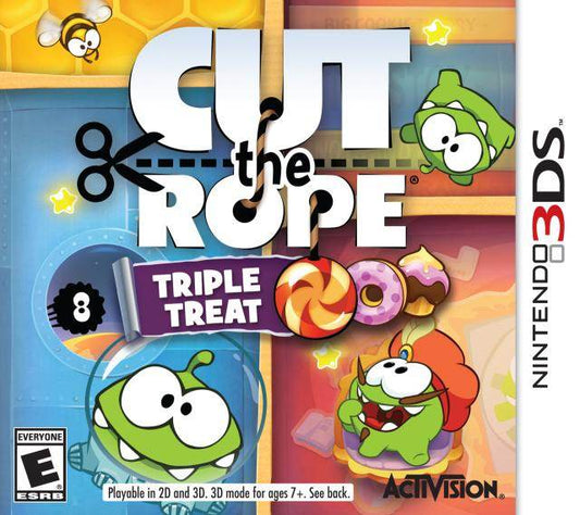 Cut The Rope: Triple Treat (Nintendo 3DS) - Game Manual Only
