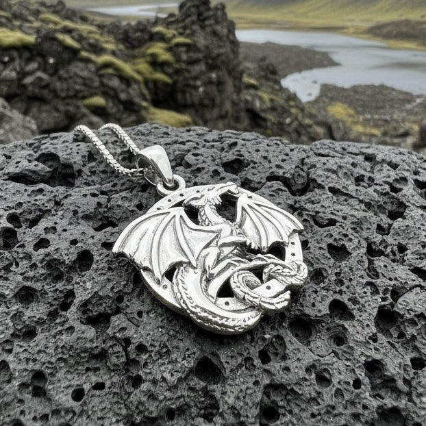 Silverwings Dragon Necklace