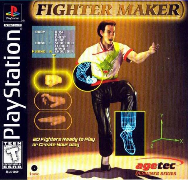 Fighter Maker (Playstation) - Game Manual Only