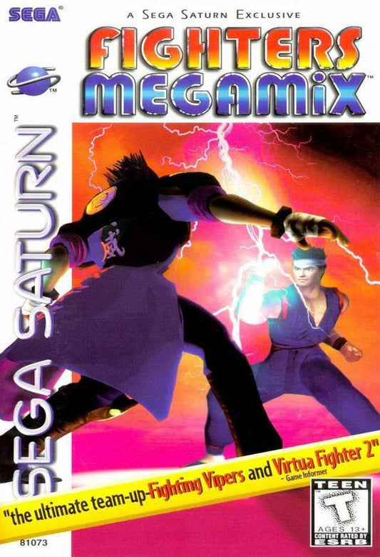 Fighters MegaMix (Sega Saturn) - Game Manual Only