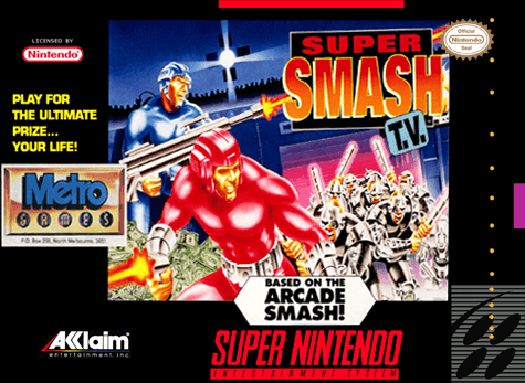 Super Smash TV (Super Nintendo) - Game Manual Only