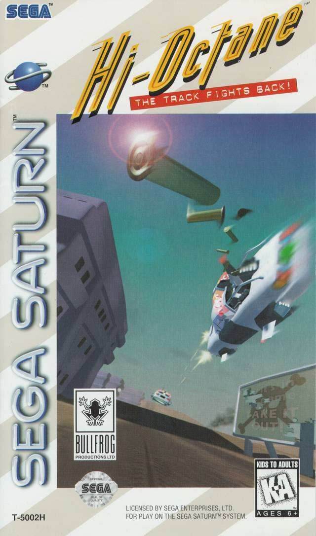 Hi-Octane: The Track Fights Back! (Sega Saturn) - Game Manual Only