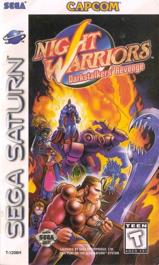Night Warriors Darkstalkers' Revenge (Sega Saturn) - Game Manual Only