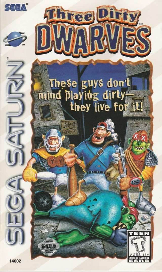 Three Dirty Dwarves (Sega Saturn) - Game Manual Only