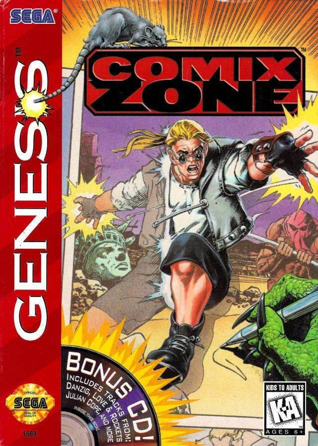 Comix Zone (Sega Genesis) - Game Manual Only