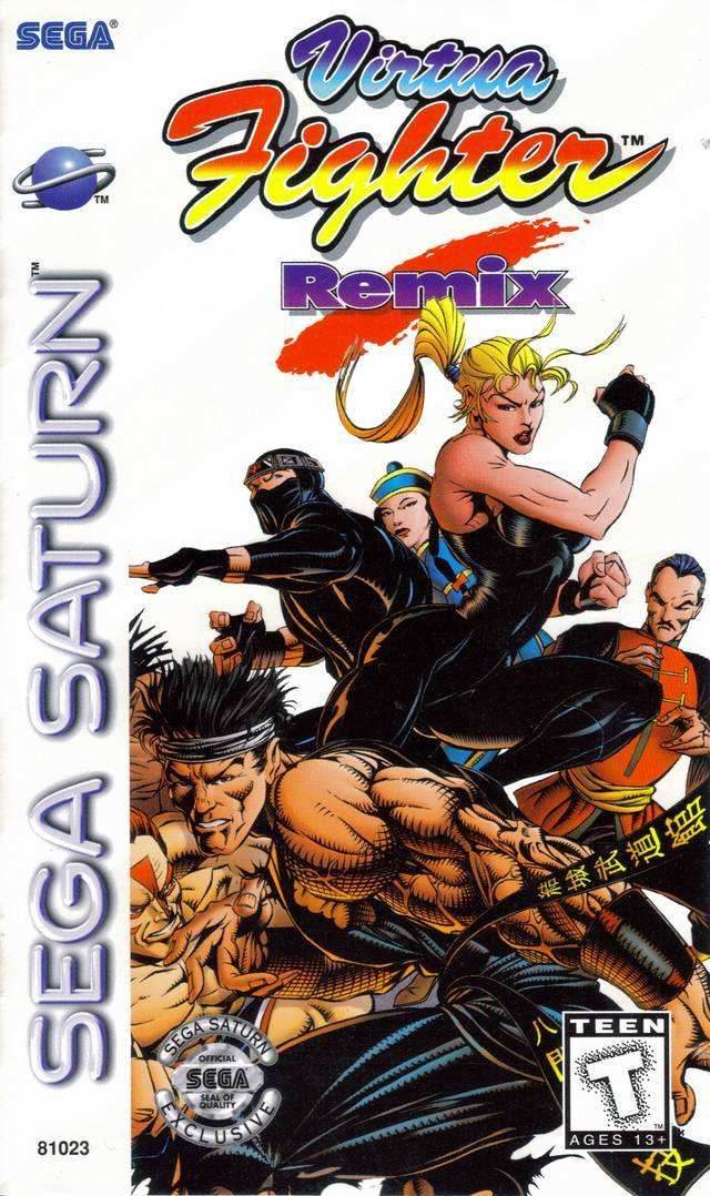 Virtua Fighter Remix (Sega Saturn) - Game Manual Only