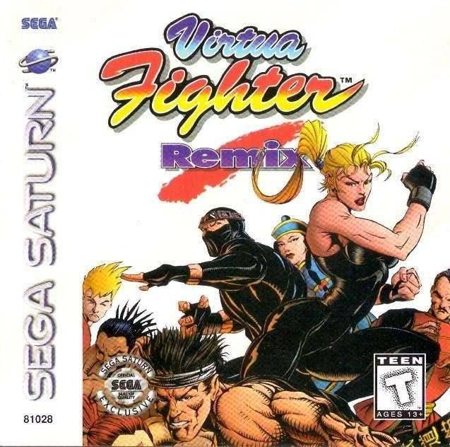 Virtua Fighter Remix (Sega Saturn) - Game Manual Only