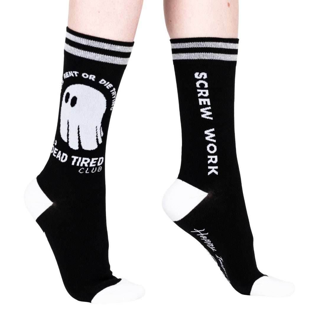 Dead Tired Crew Socks - 