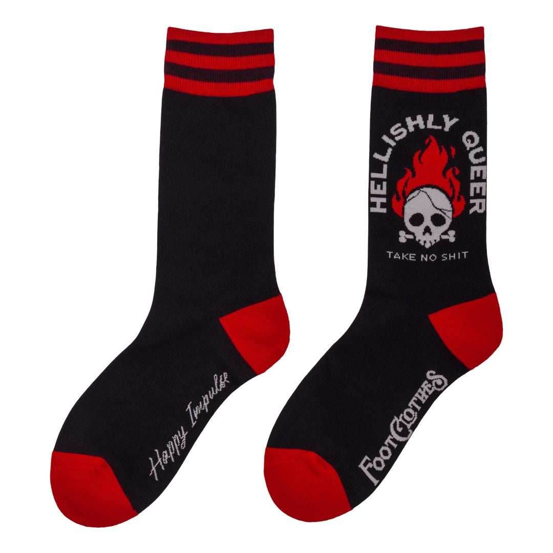 Hellishly Queer Crew Socks - 