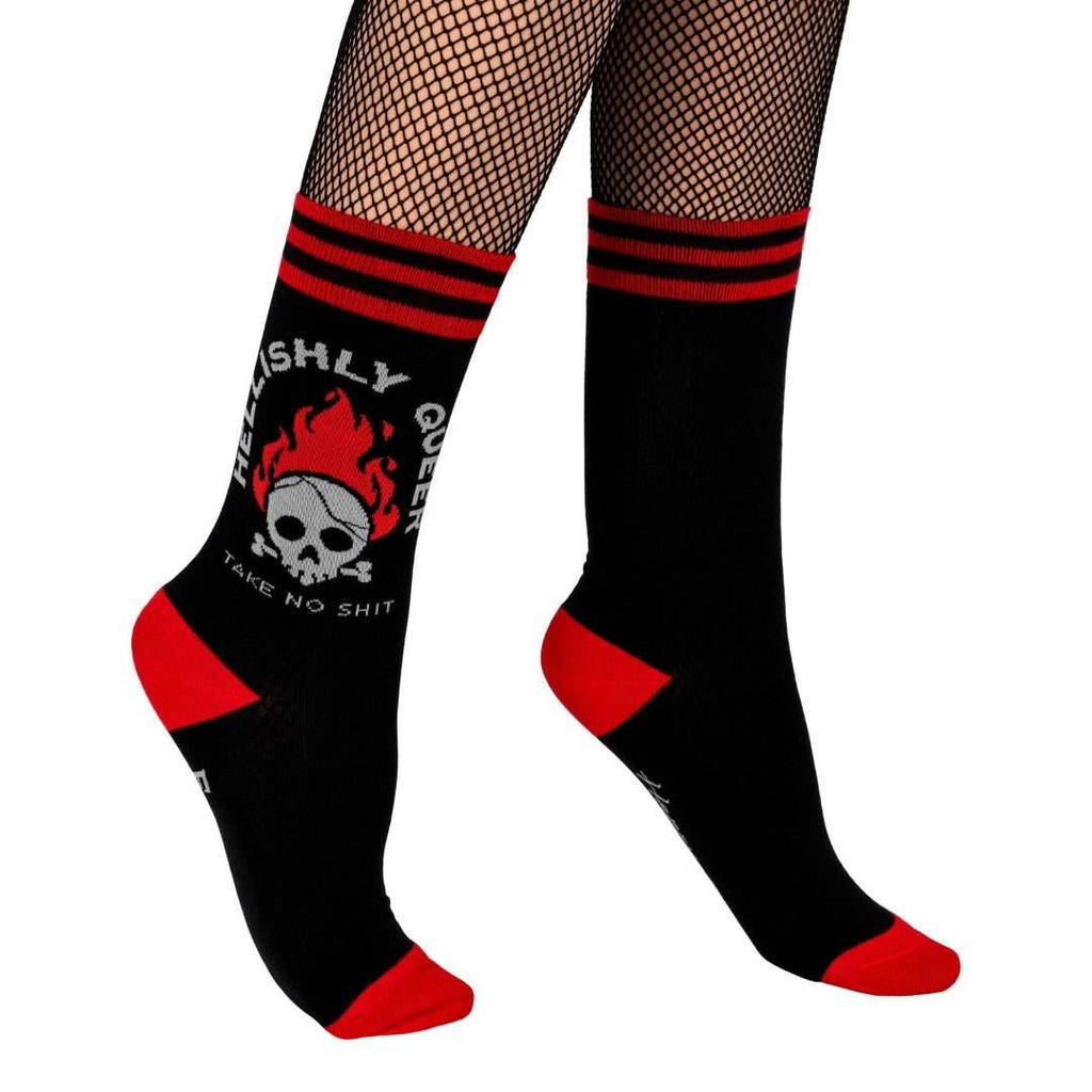 Hellishly Queer Crew Socks - 