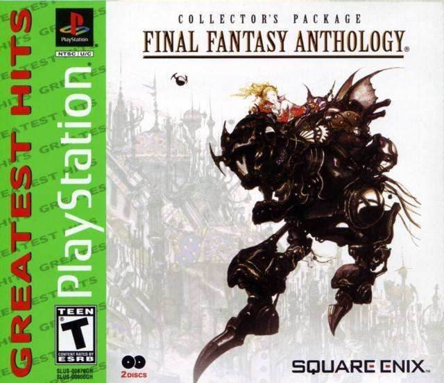 Final Fantasy Anthology (Greatest Hits) (Playstation) - Game Manual Only