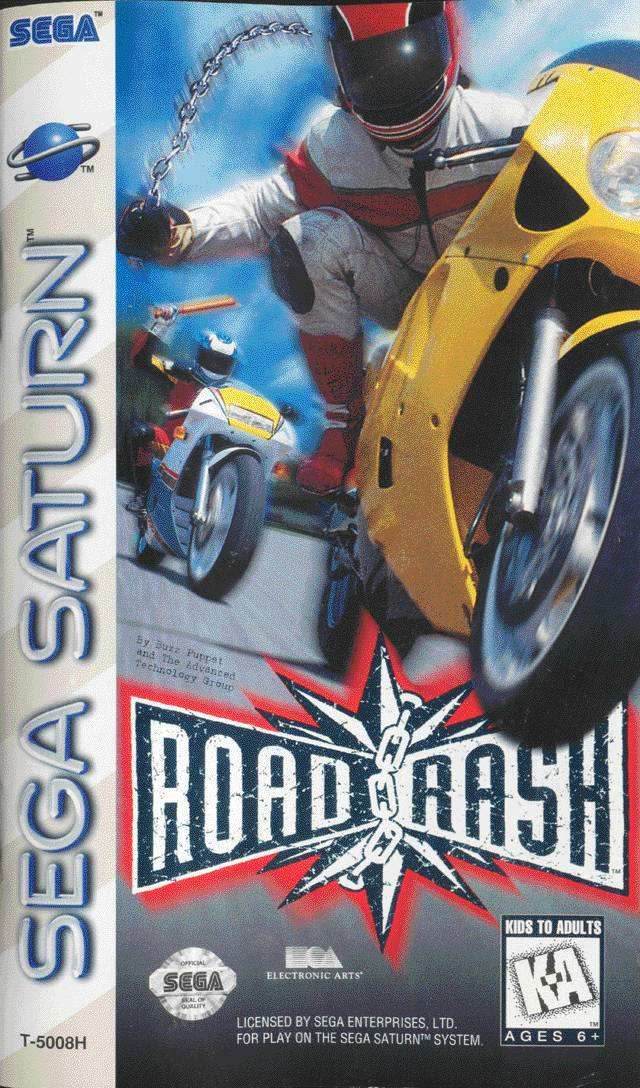 Road Rash (Sega Saturn) - Game Manual Only