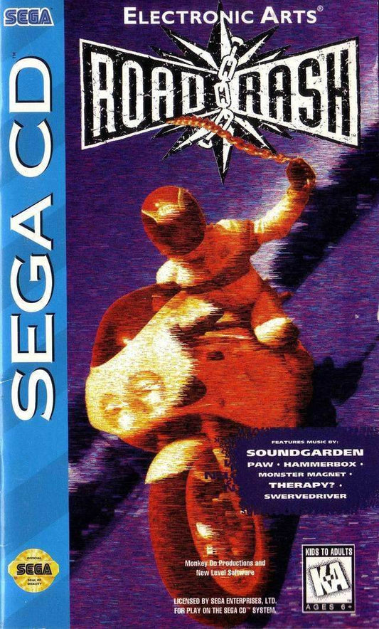 Road Rash (Sega CD) - Game Manual Only