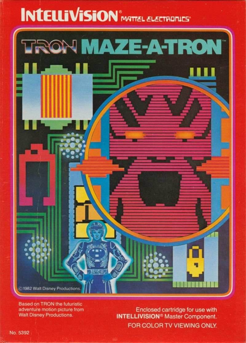 Tron Maze-a-Tron (Intellivision) - Game Manual Only