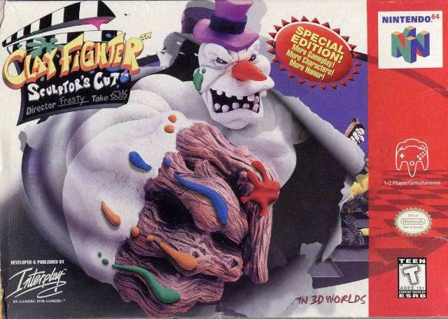 ClayFighter: The Sculptor's Cut (Nintendo 64) - Game Manual Only