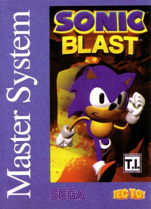 Sonic Blast (Sega Master System) - Game Manual Only
