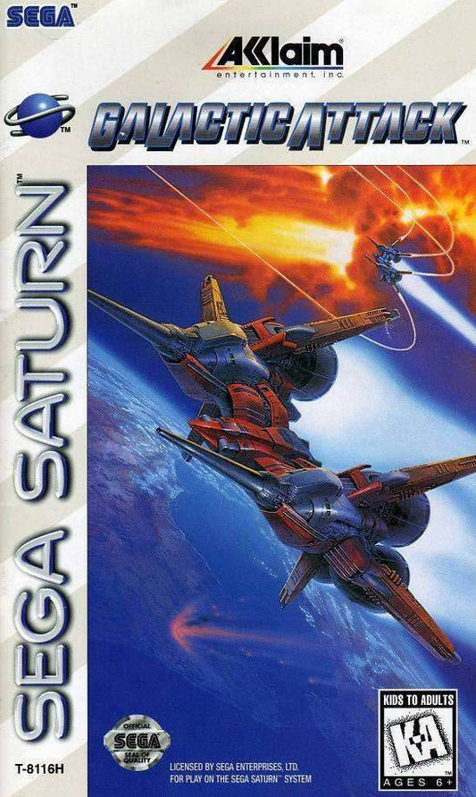 Galactic Attack (Sega Saturn) - Game Manual Only