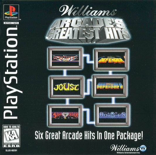 Williams Arcade's Greatest Hits (Playstation) - Game Manual Only