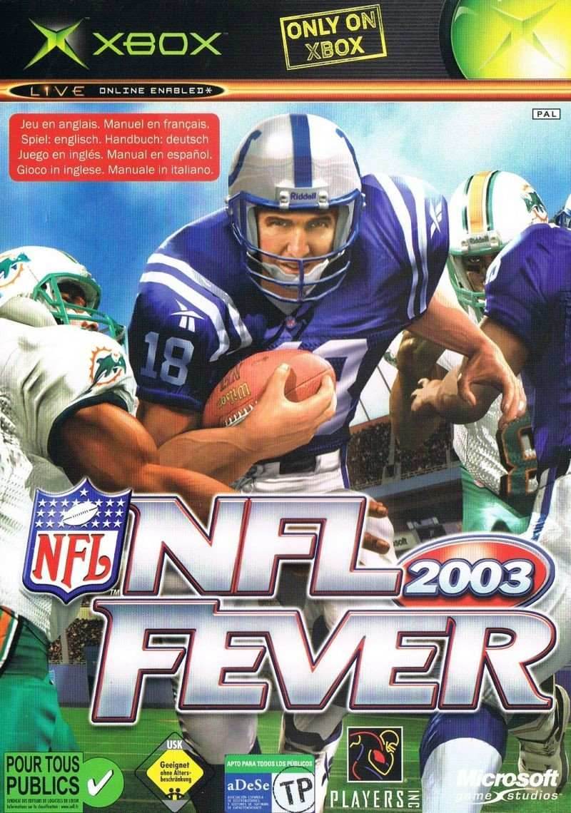 NFL Fever 2003 (Xbox) - Game Manual Only